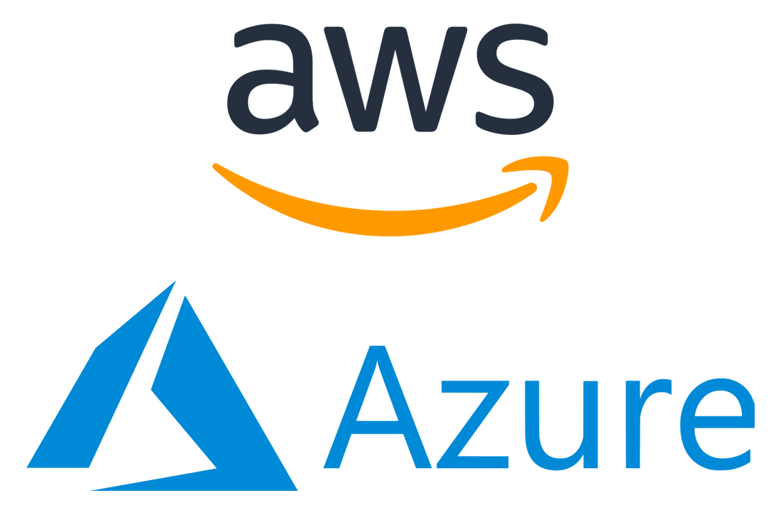 Azure and AWS Cloud Logo azure-aws-cloud-logo