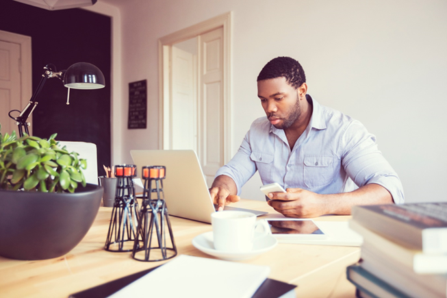 man-working-at-home