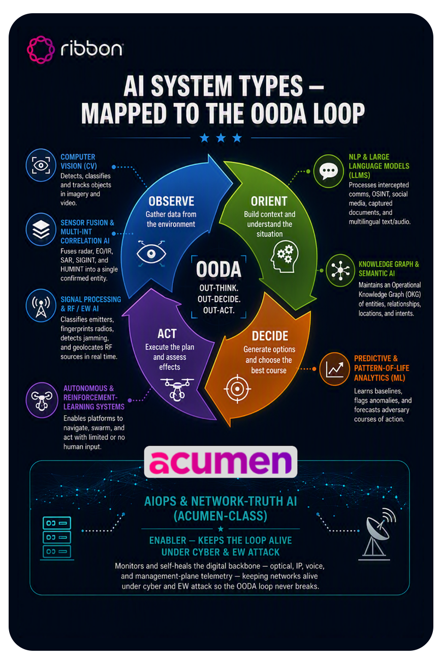 OODA Loop AI Families Infographic