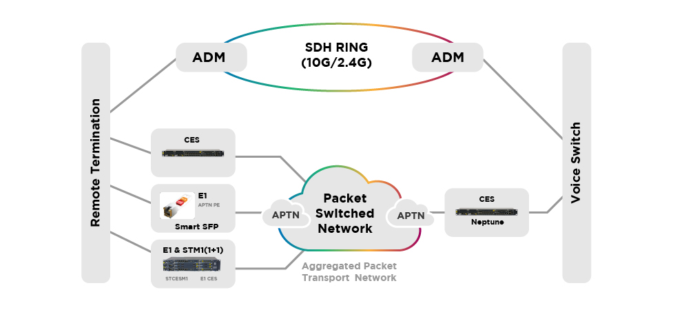Packet Switch Network Diagram