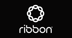 Ribbon Logo White