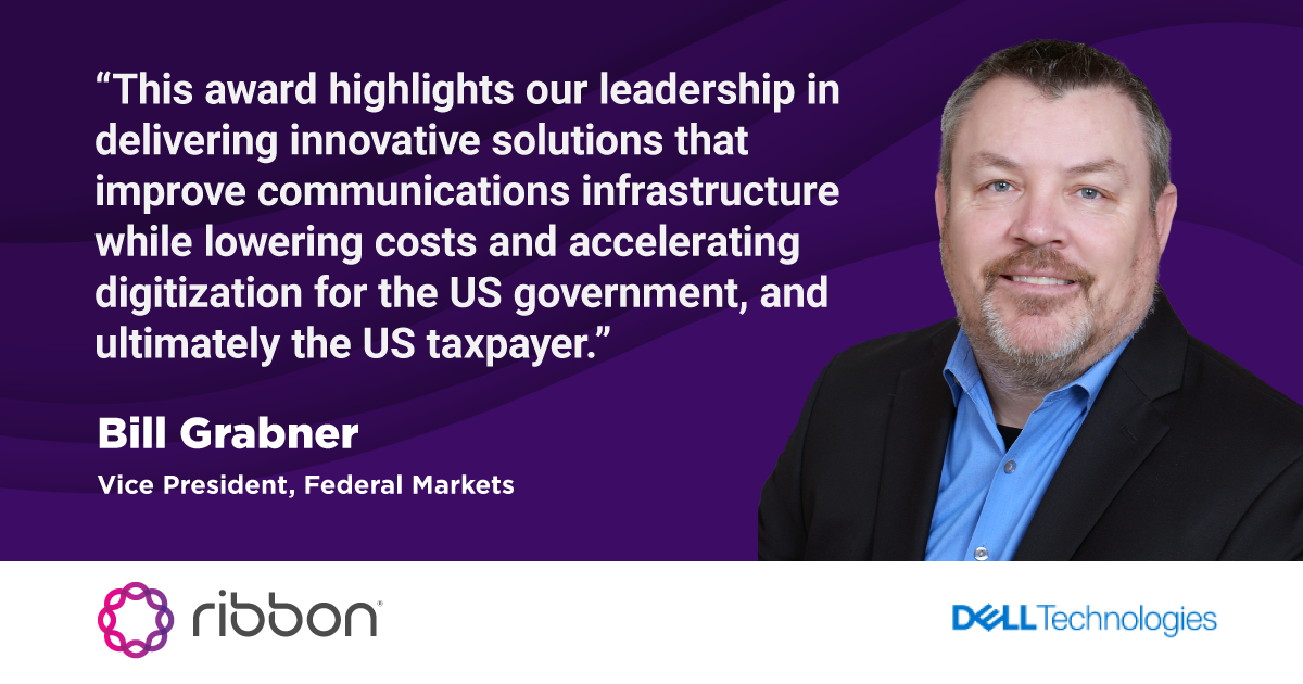 Ribbon Awarded US Military Branch Voice Modernization Project Ribbon