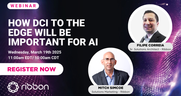 Webinar - How DCI to the Edge will be important for AI