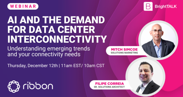 Webinar - AI and the Demand for Data Center Interconnectivity