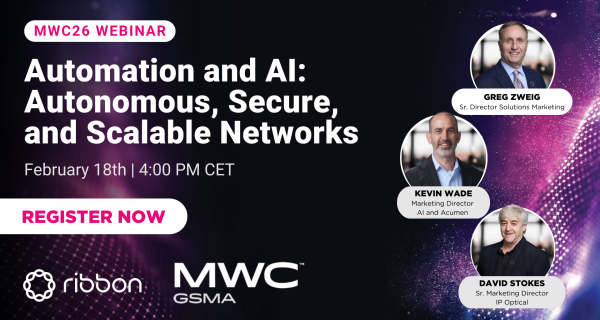 Webinar - Automation and AI: Autonomous, Secure, and Scalable Networks