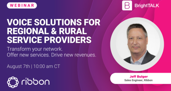 Webinar - Voice Solutions for Regional & Rural Service Providers