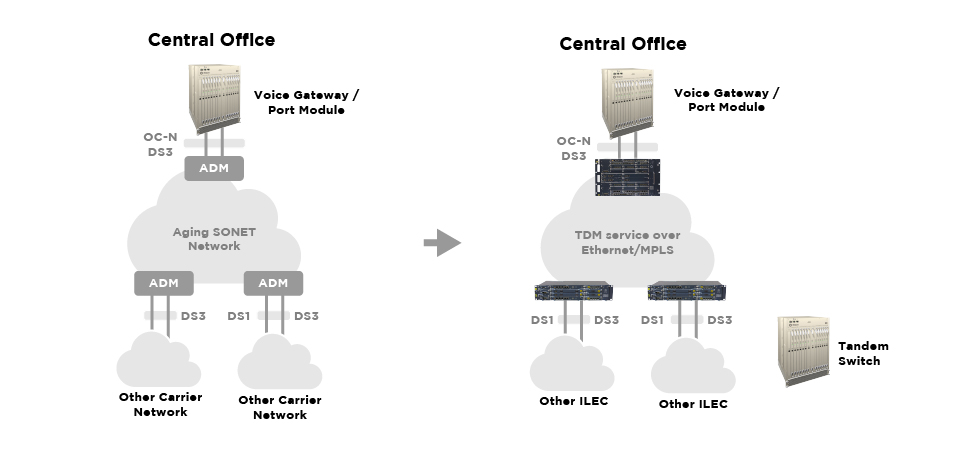 Packet Switch Network Diagram